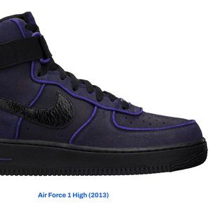 Nike Air Force 1 High ‘Black Court Purple’ - Mamba